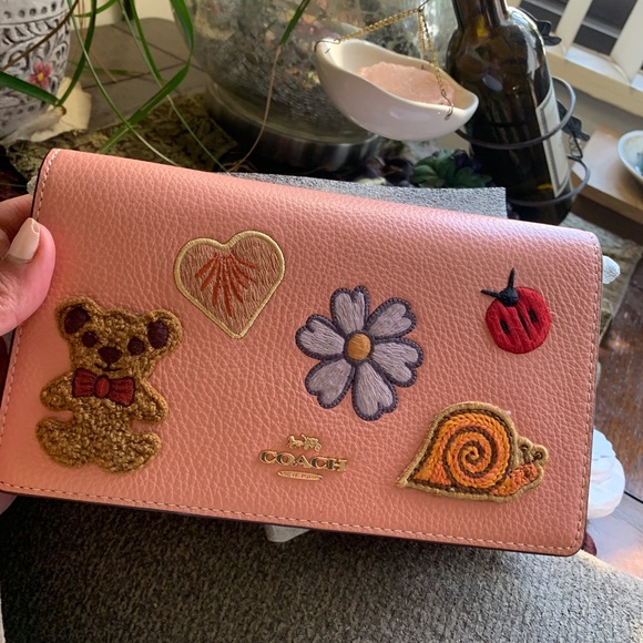 Authentic COACH 1941 pebbled Leather patches Flap snap Crosby LIMITED EDITION - Picture 10 of 13